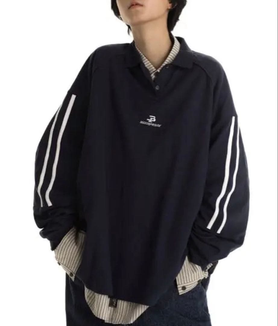 【MASONPRINCE】ロングスリーブ ポロシャツ