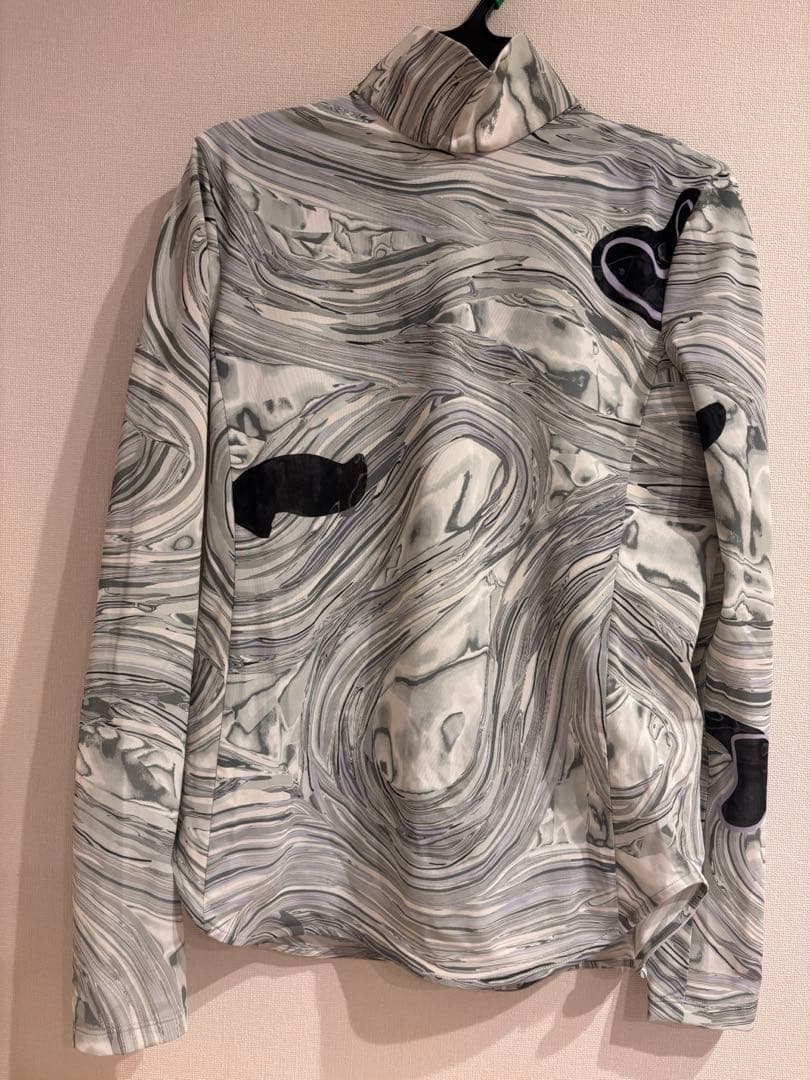 み*様 mame Marble Print Jersey High Neck T