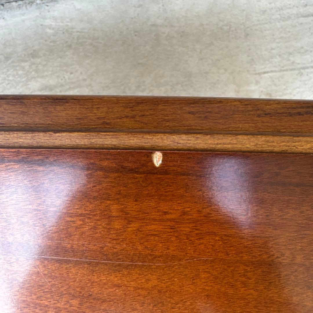 カリモク センターテーブル ローテーブル コロニアル ラタン棚