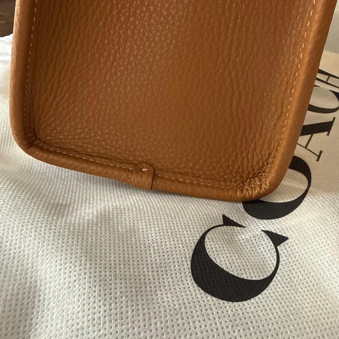 新品 COACH 2weyキャメルレザートートバッグ