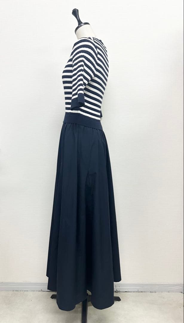 【めるぴちゃ様】ジャスグリッティ 一度着用 ドッキングワンピース ネイビー