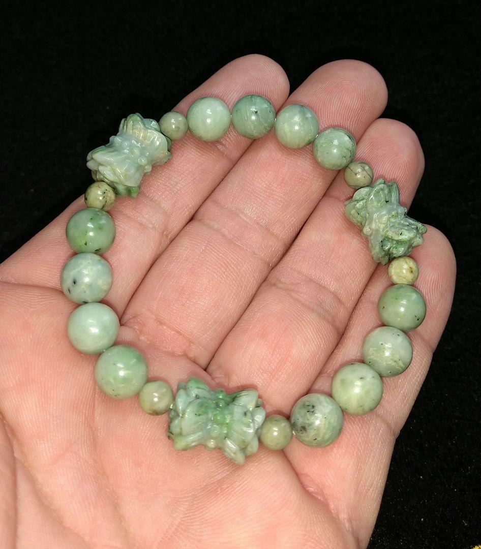 専用【希少,珍品】日高翡翠《双頭蓮》ブレス　神居古潭ブレスとおまとめ