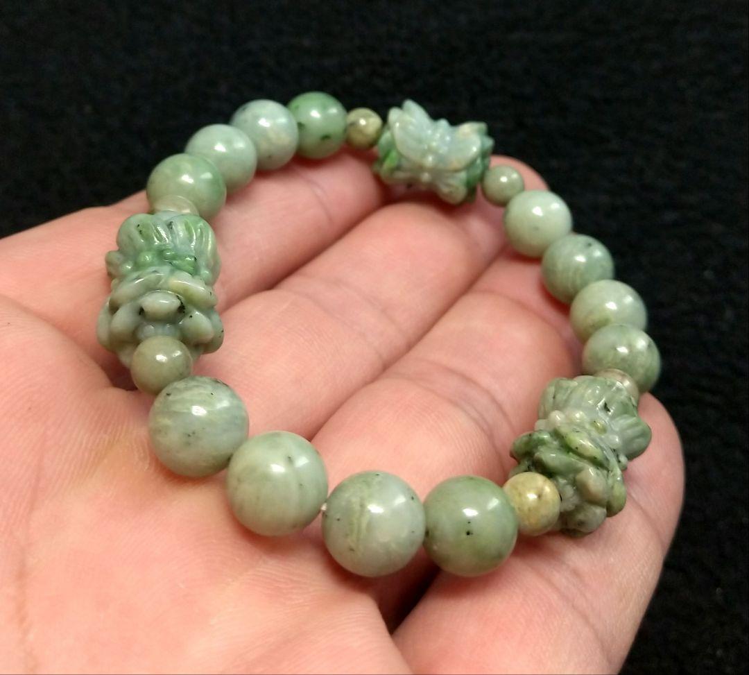 専用【希少,珍品】日高翡翠《双頭蓮》ブレス　神居古潭ブレスとおまとめ