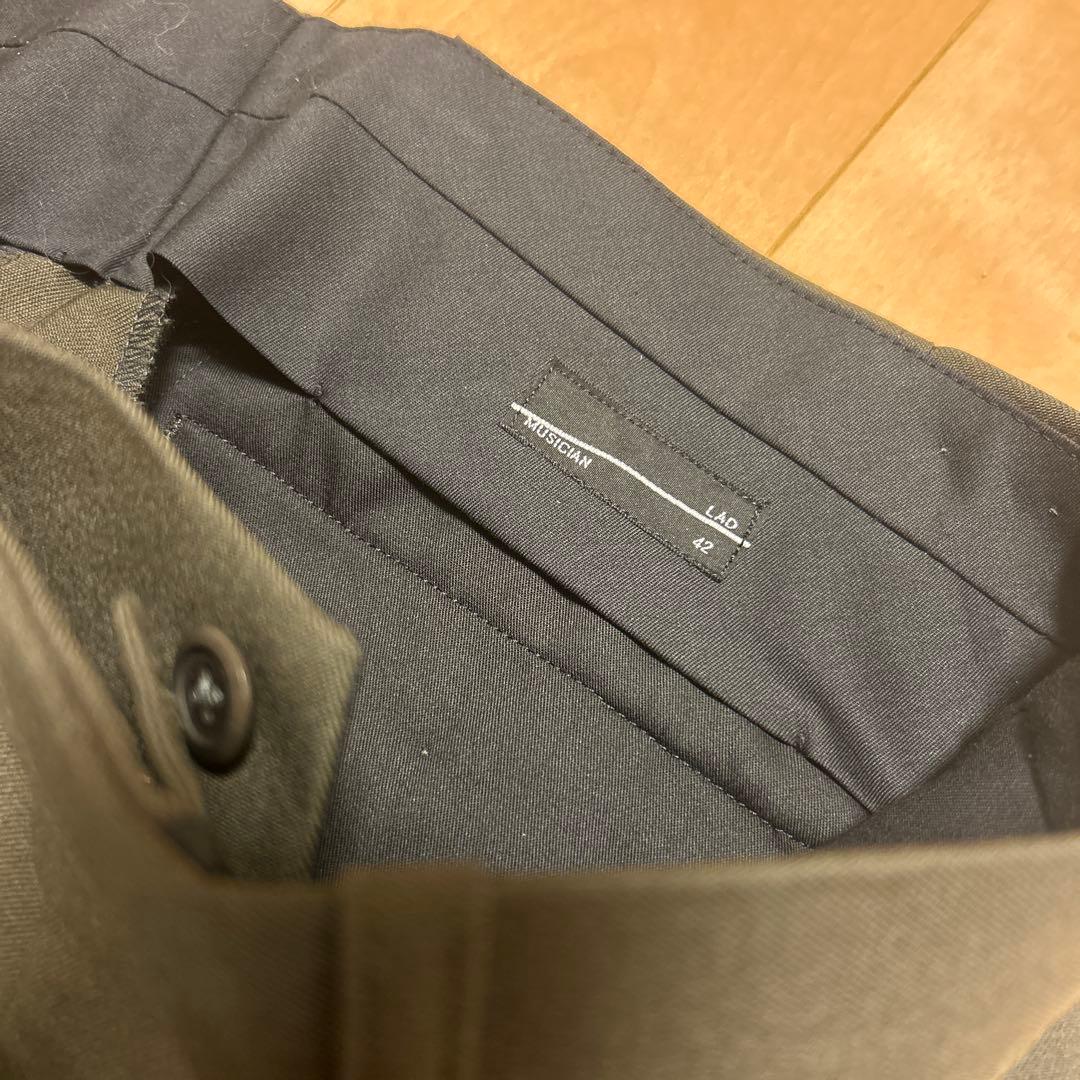 LAD MUSICIAN 1BビッグシルエットJK スラックス セットアップ