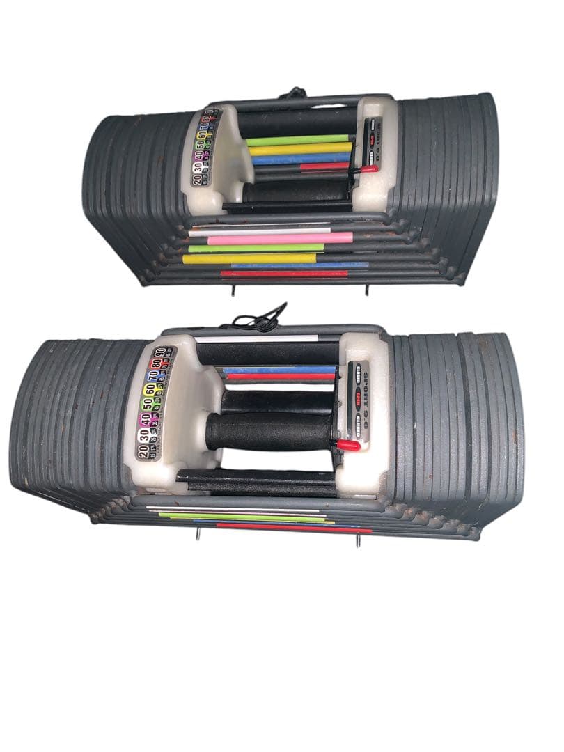 TOP FILM アジャスタブルダンベル27段階調節 41キロ 1/2個①