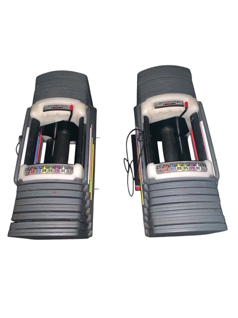 TOP FILM アジャスタブルダンベル27段階調節 41キロ 1/2個①