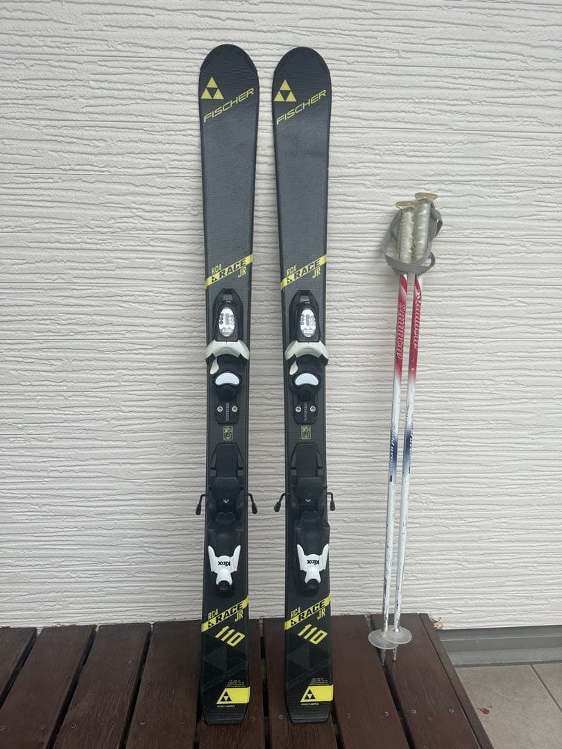 ジュニアスキーセット Fischer 110cm