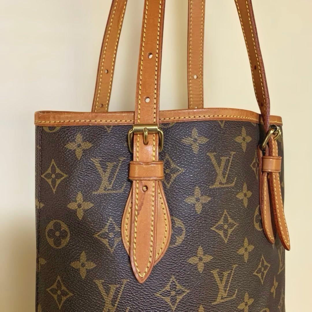 ルイヴィトン　モノグラム　バケツトートバッグ