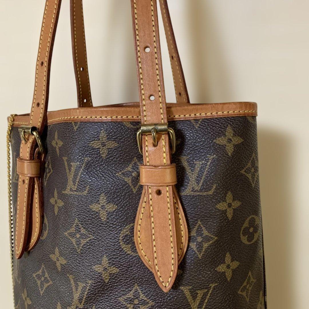ルイヴィトン　モノグラム　バケツトートバッグ