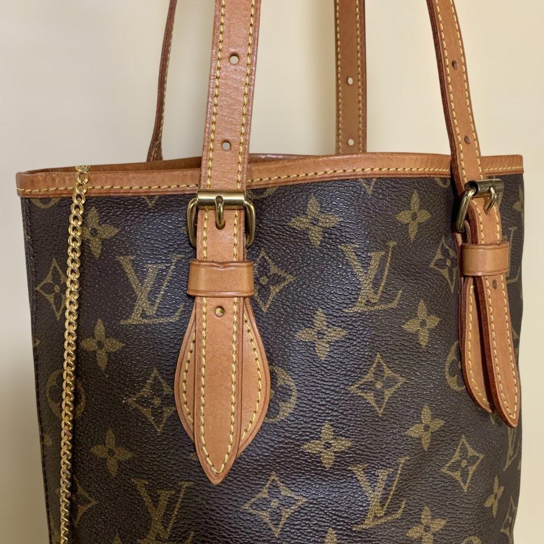 ルイヴィトン　モノグラム　バケツトートバッグ