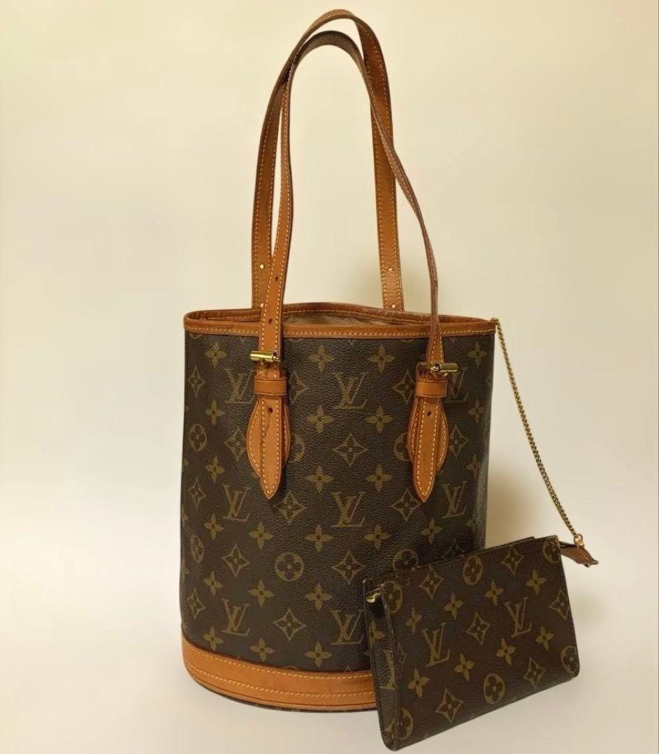 ルイヴィトン　モノグラム　バケツトートバッグ