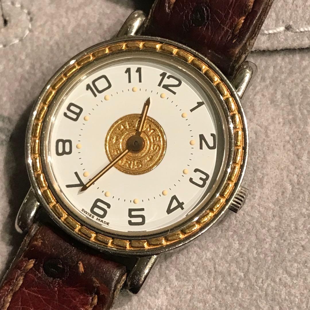 ヴィンテージ　エルメス HERMES　レディース　腕時計　セリエ　クォーツ