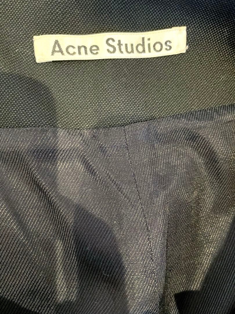 Acne Studios タックキュロットパンツ　ブラック　ベルト付き　32