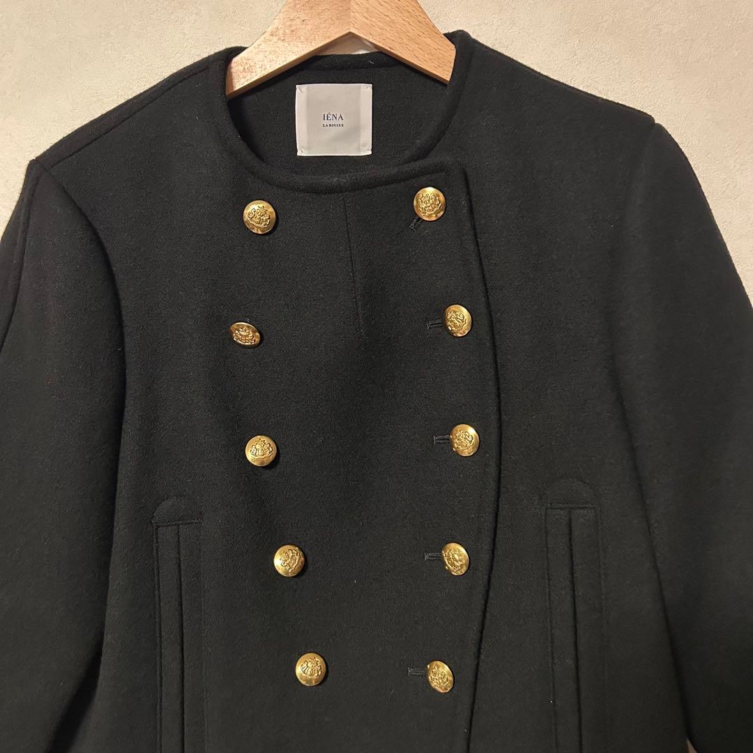 IENA LA BOUCLE 金ボタン メルトン モーターサイクルジャケット