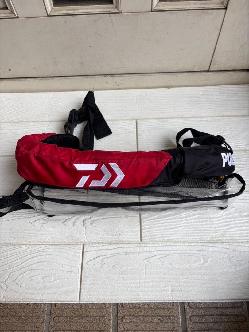 DAIWA ライフジャケット IDF-2709 フリーサイズ 赤黒