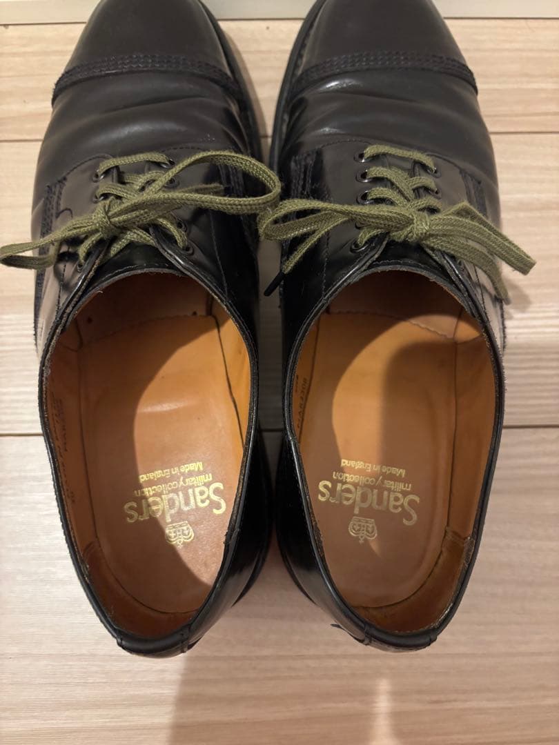 カビゴンSanders Military Darby Shoe UK7.5