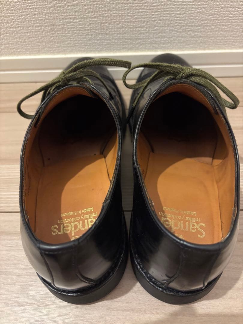 カビゴンSanders Military Darby Shoe UK7.5