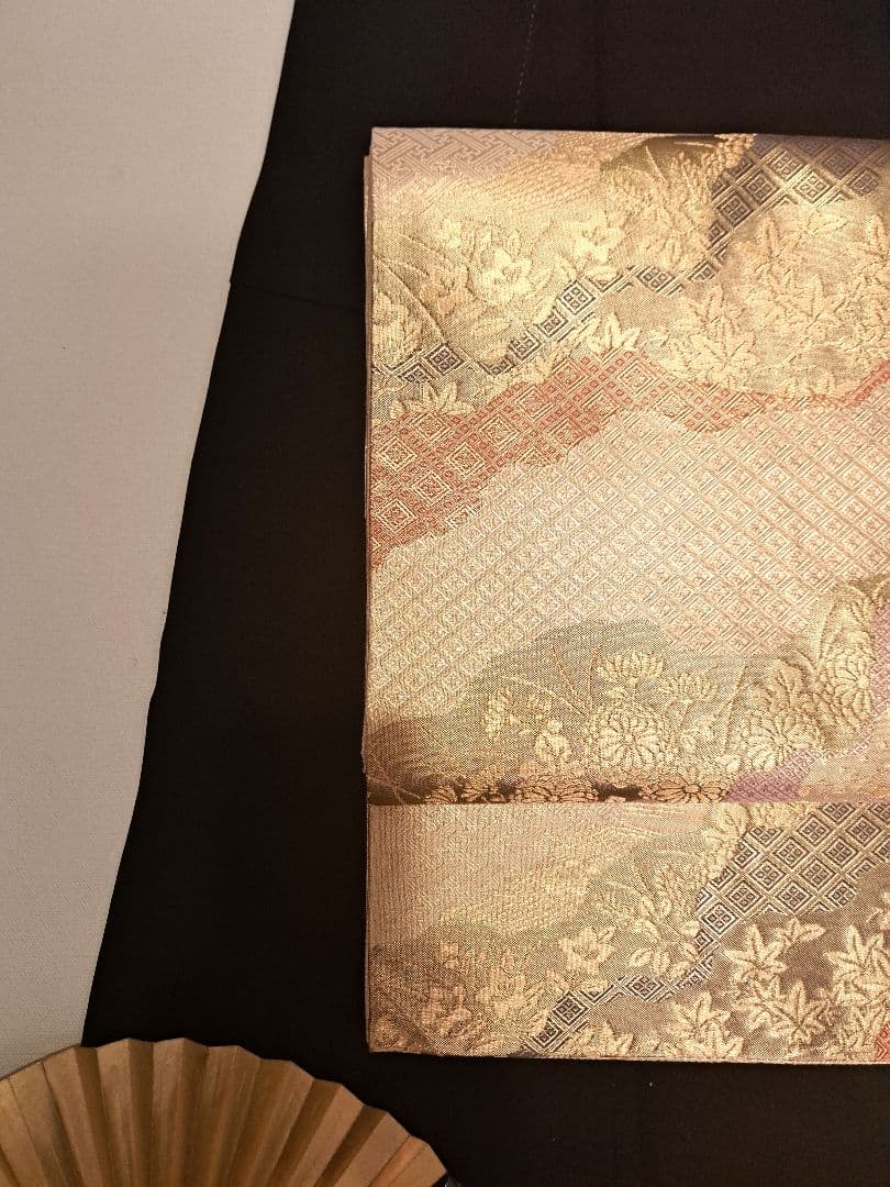 美品❇️作家もの　手描友禅　比翼仕立て　 ５つ紋　総フルセット