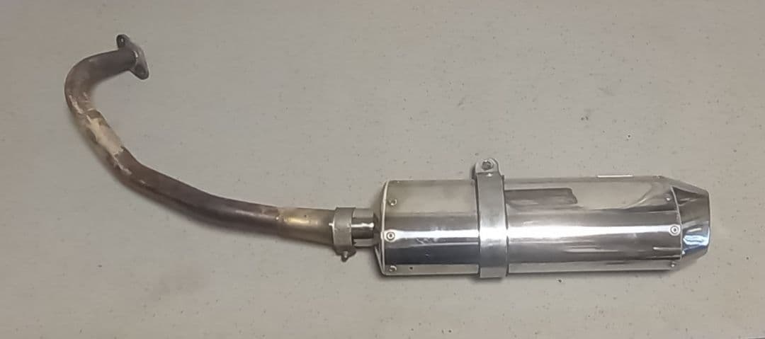 リード125 JF45 スペシャルパーツ武川 コーンオーバルマフラー ステー欠品