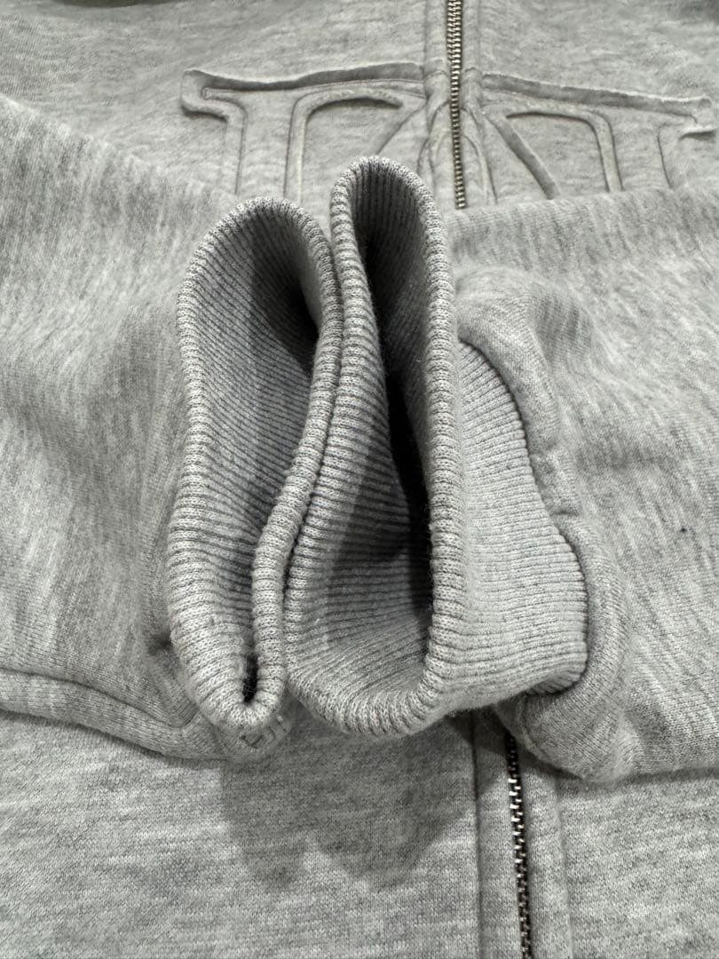 【美品】❤️Ｄaｒiｃｈ❤️アップリケＤＤロゴパーカー（ＧＲＹ）グレー