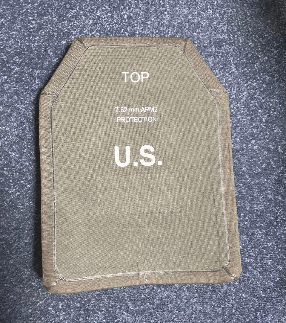 劇レア 米軍実物 USED品　キャリアプレート Mサイズ 2枚組