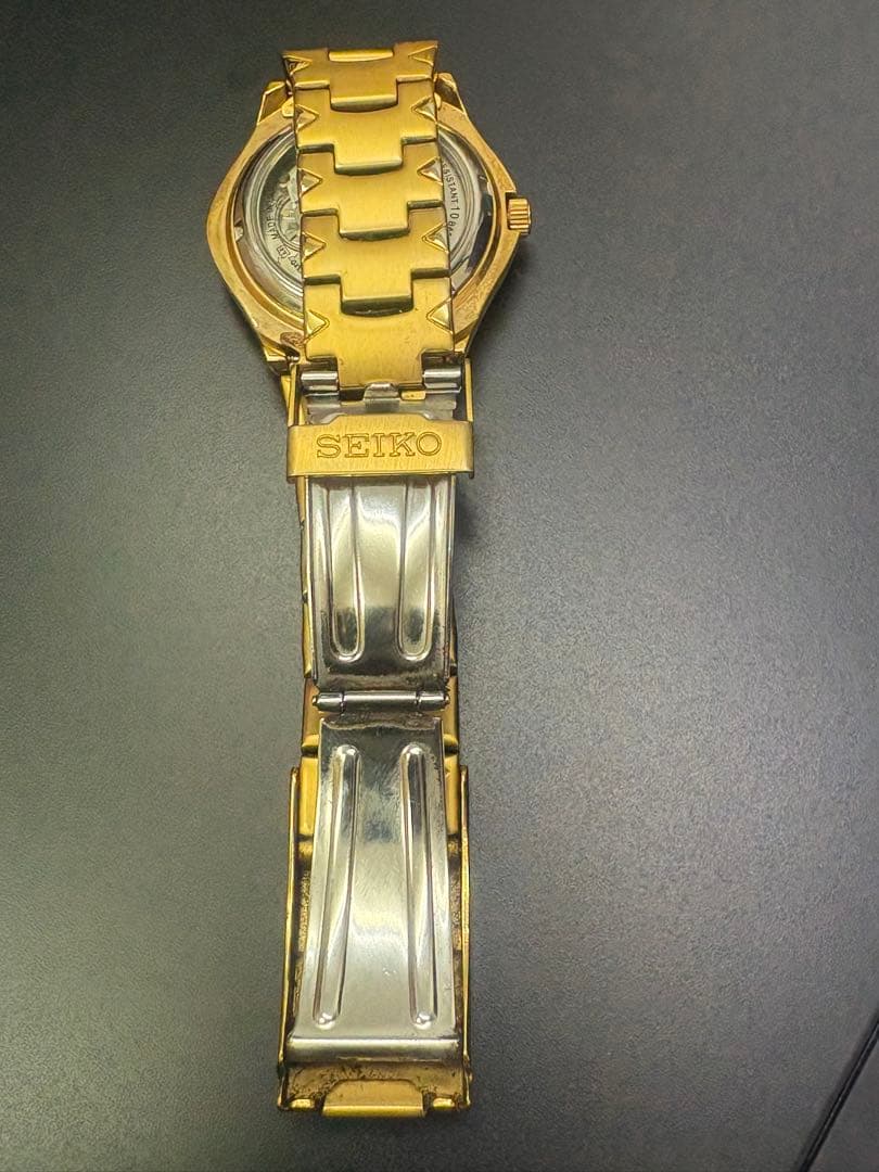 SEIKO ゴールド　自動巻き　腕時計　中古