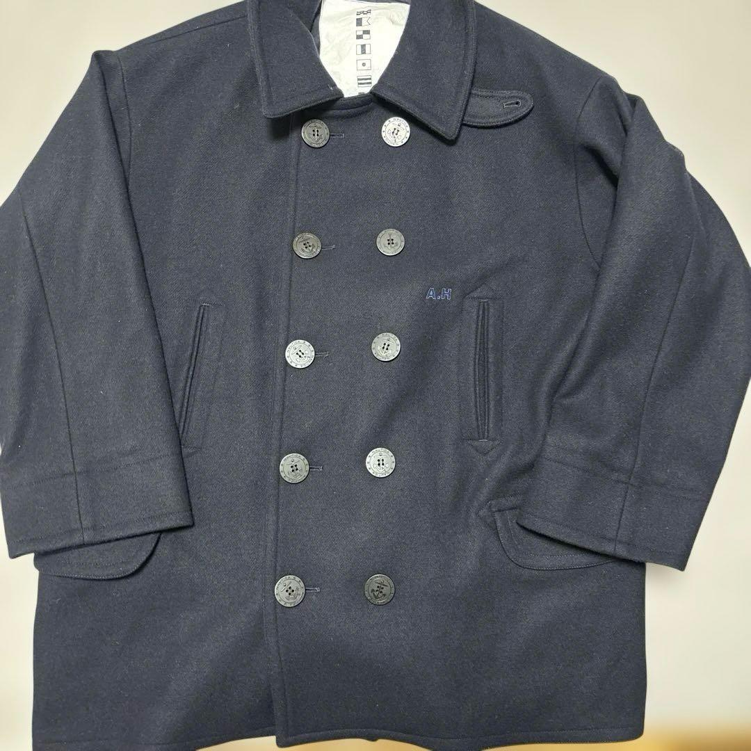 ほぼ未使用NAUTICA A.H PEA COAT ネイビー　サイズL