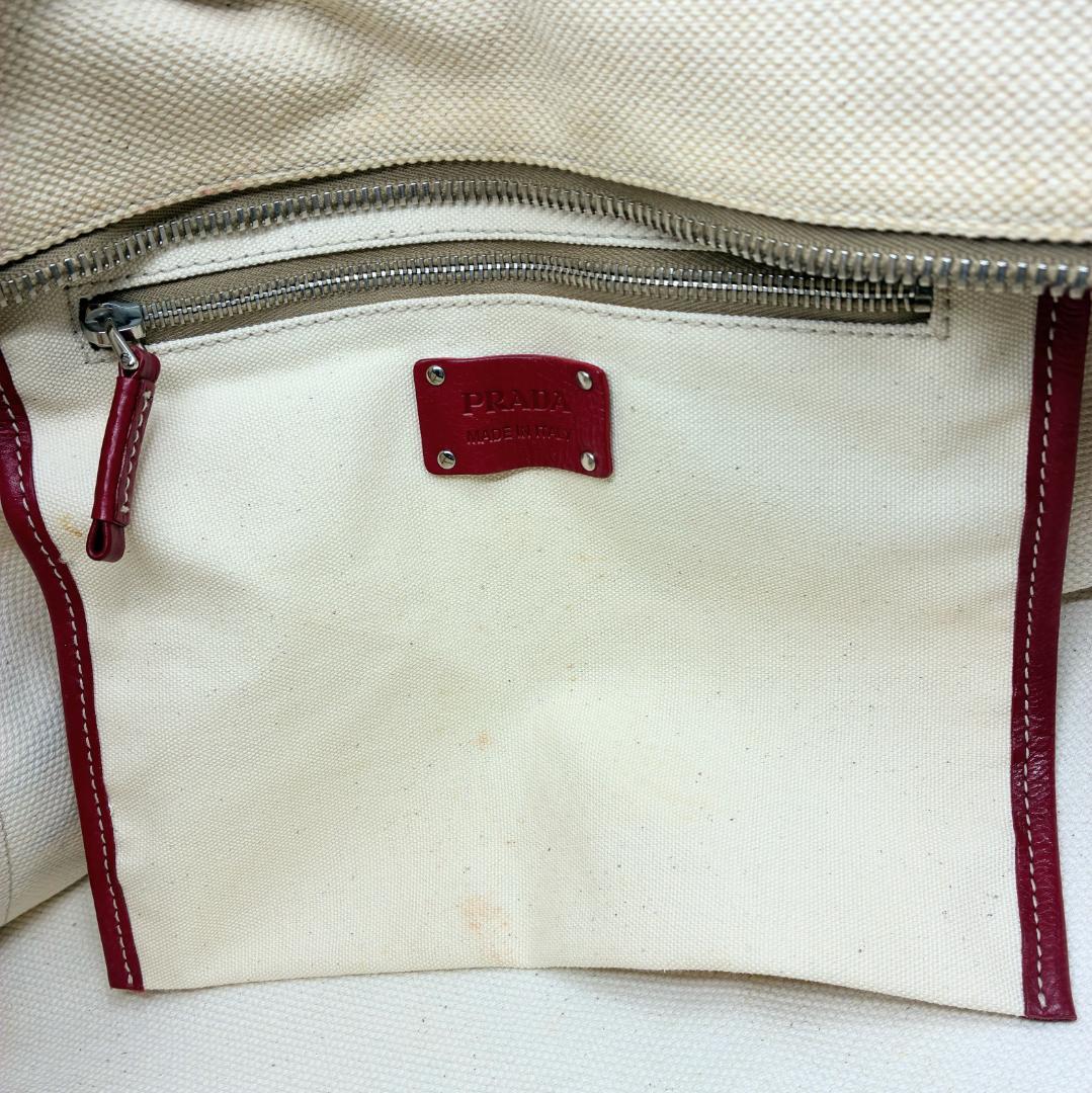 PRADA プラダ キャンバス デカトートバッグ A1354A3