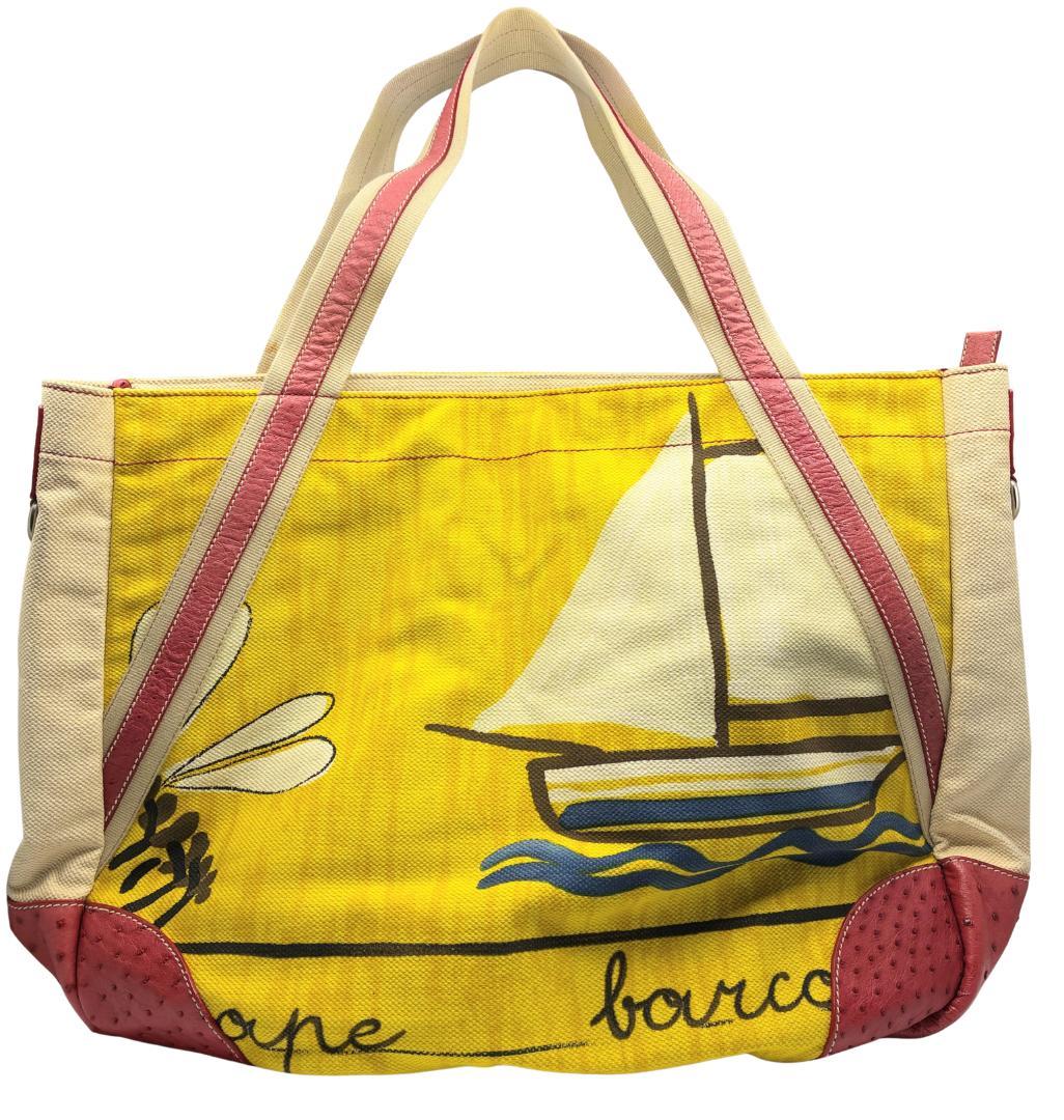 PRADA プラダ キャンバス デカトートバッグ A1354A3