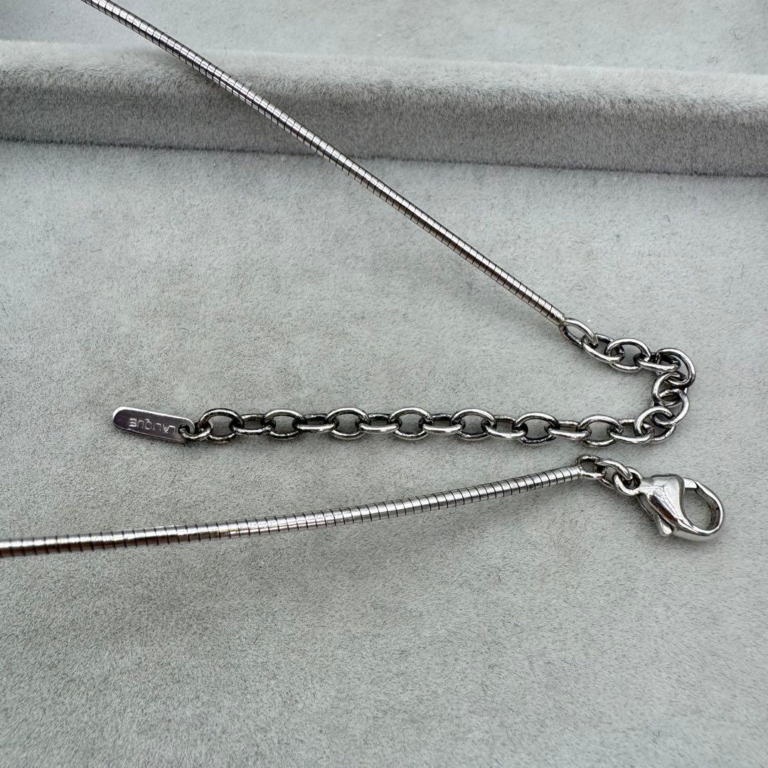 【定番】LALIQUE ネックレス　シルバー　SV925 シンプル
