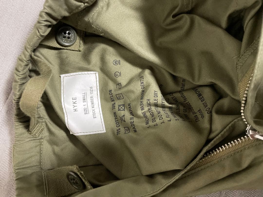 パンツ HYKE M-51 TYPE SHELL PANTS