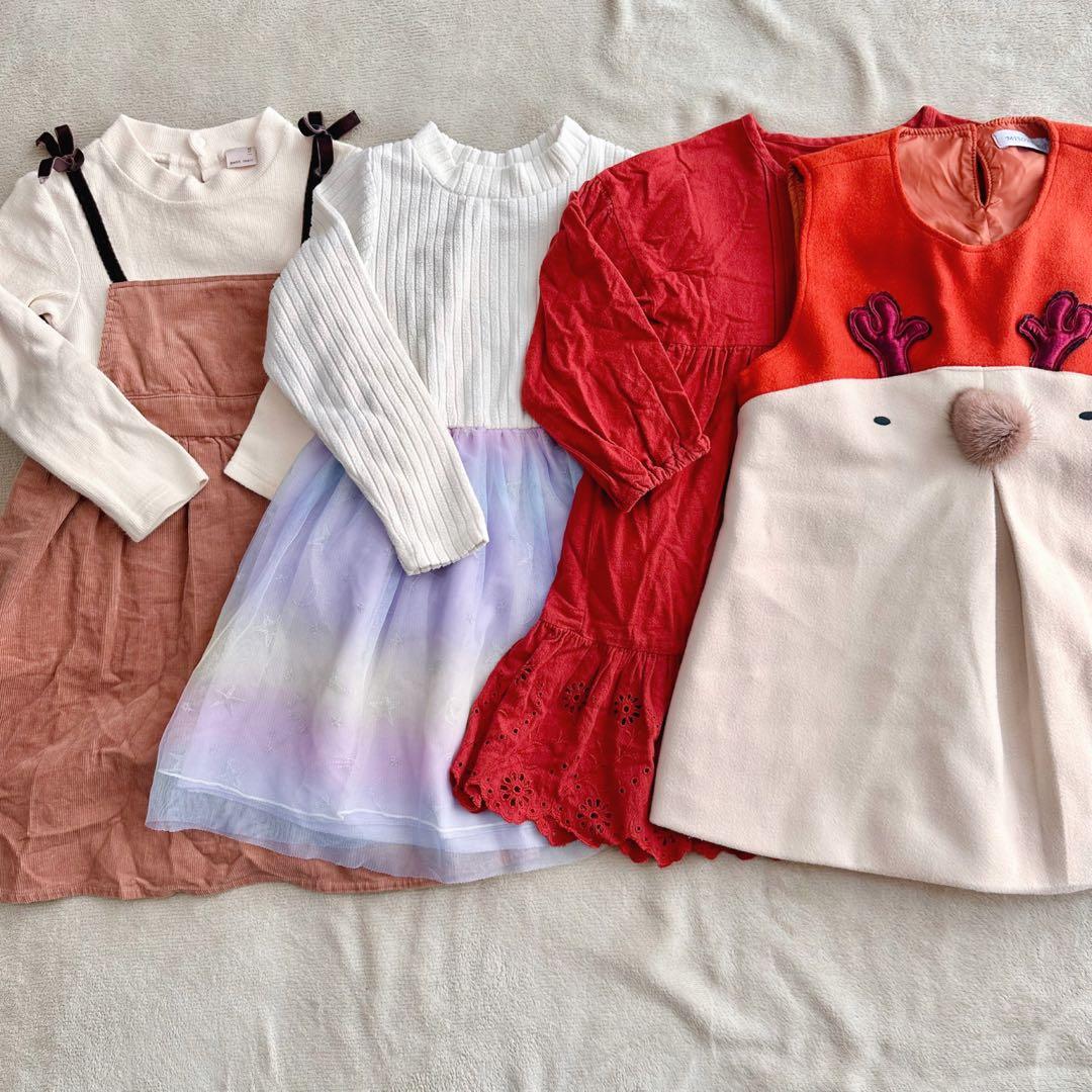 秋〜冬物 120サイズ 相当 女の子 服46着 まとめ売り