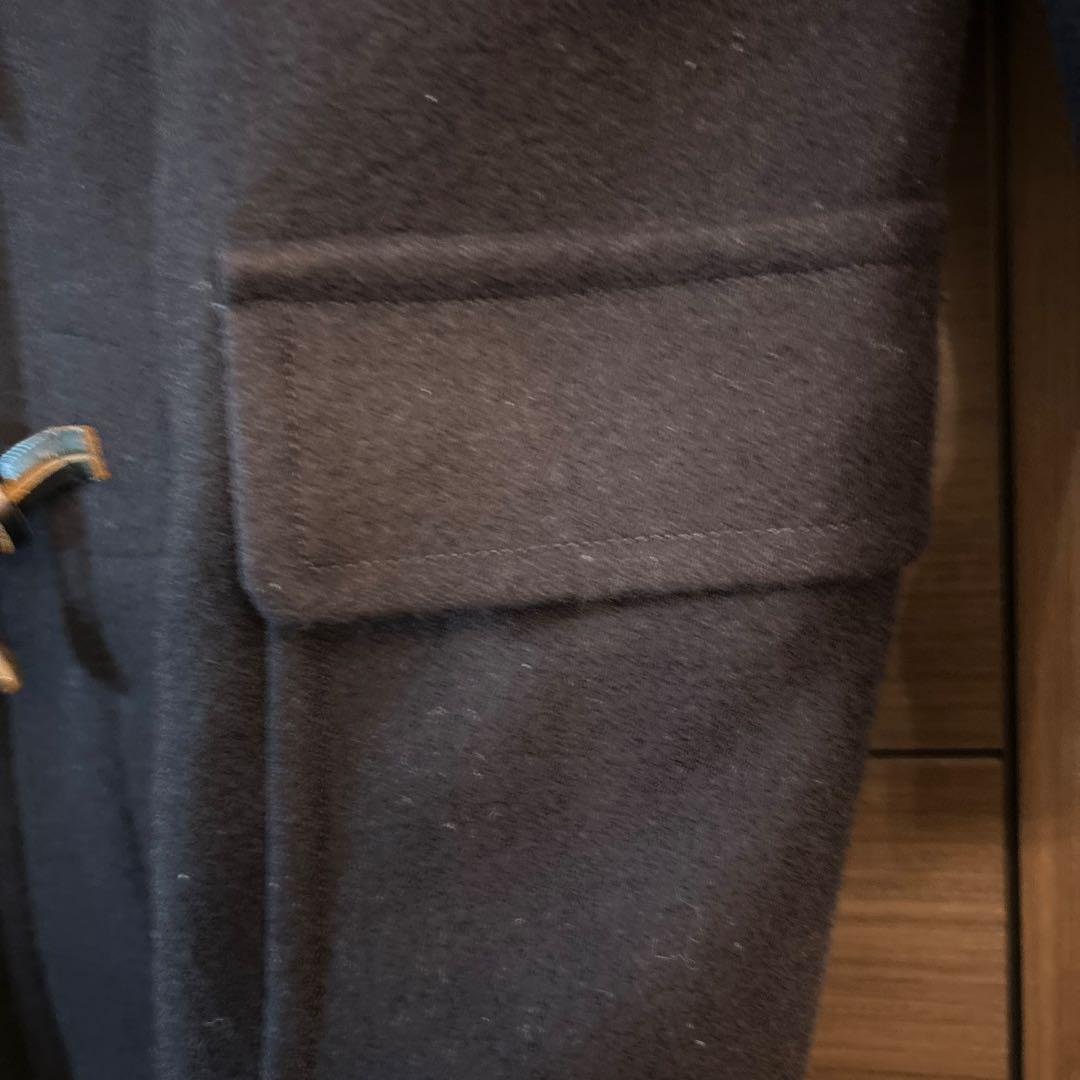 バーバリー Burberry ウール ダッフルコート ネイビー 130cm