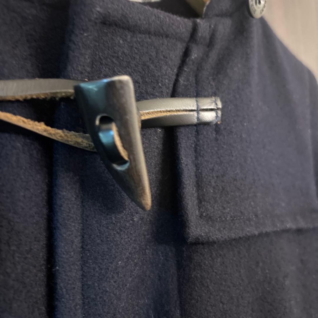 バーバリー Burberry ウール ダッフルコート ネイビー 130cm