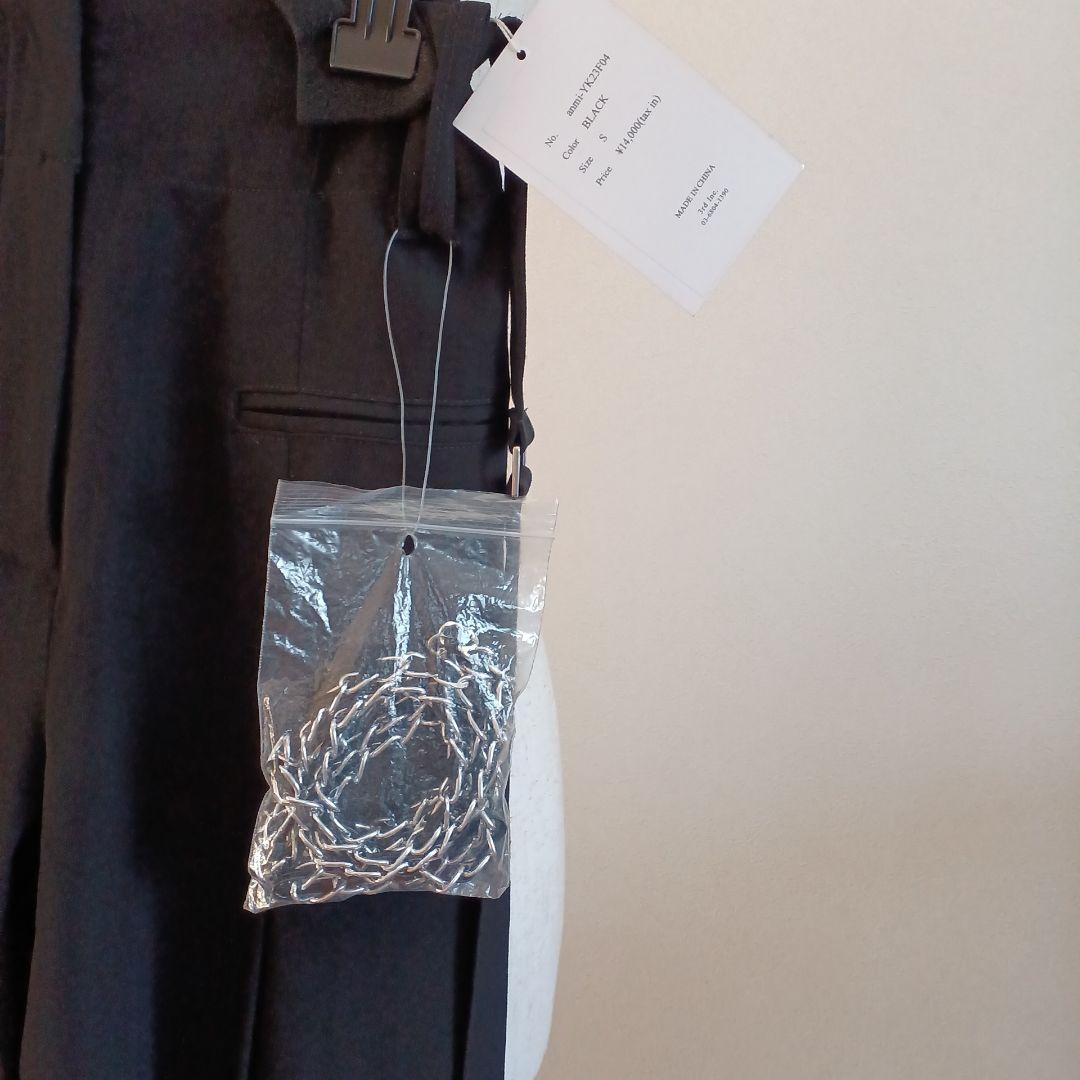 andrea&co　CHAIN SUSPENDER JOGGER PANTS