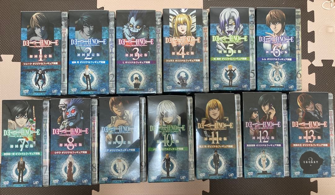 【全巻未開封品】デスノート DVD 全13巻セット + フィギュア