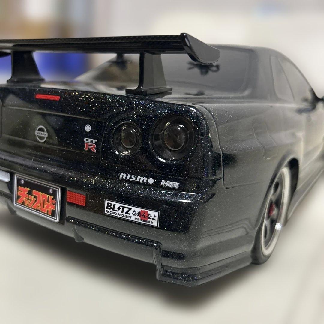 タミヤ　GT-R34 tt-02シャーシ　フルセット