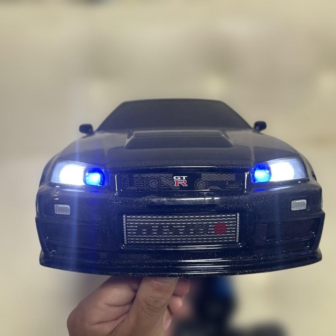 タミヤ　GT-R34 tt-02シャーシ　フルセット