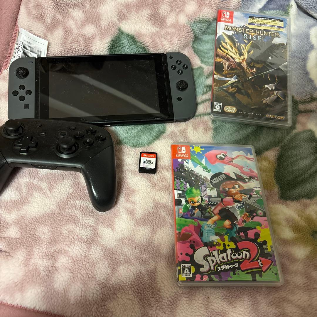 Nintendo Switch Lite 本体 + ゲームソフト2本