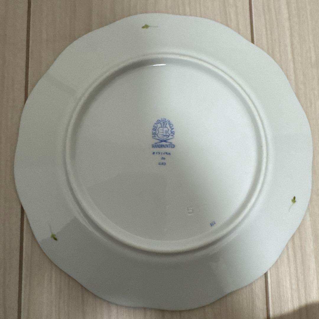 Herend ヘレンド ウィーンの薔薇 プレート 3枚セット