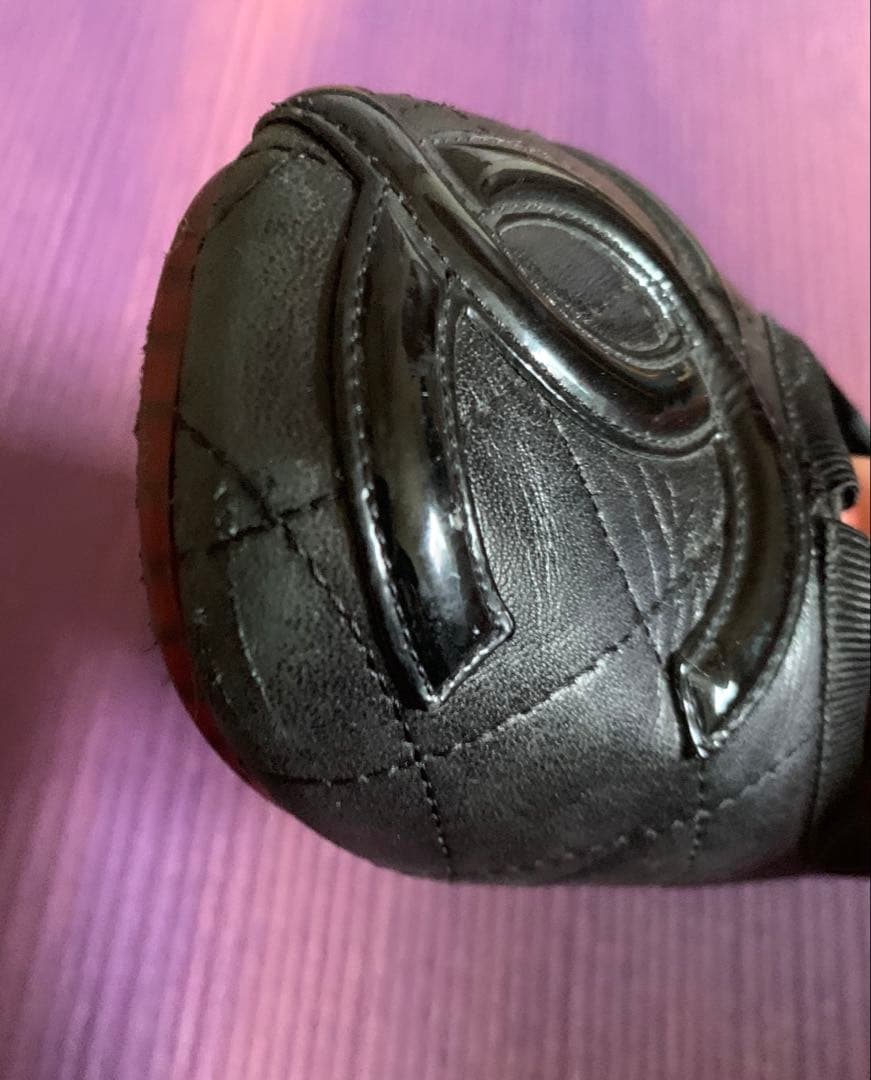 売り切りCHANEL ブラック バレエシューズ　カンボン　ブラック×ブラック