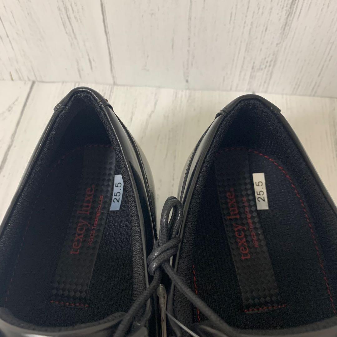 【タグ付き】★未使用★ テクシーリュクス asics ストレートチップ ブラック