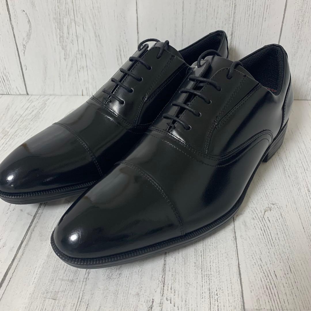 【タグ付き】★未使用★ テクシーリュクス asics ストレートチップ ブラック