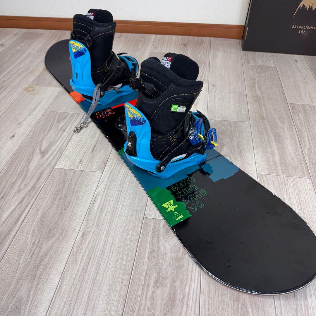 専用HEAD ジュニア スノーボードセット 128cm