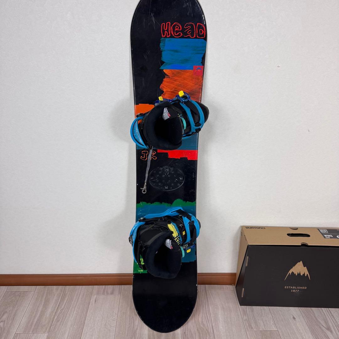 専用HEAD ジュニア スノーボードセット 128cm