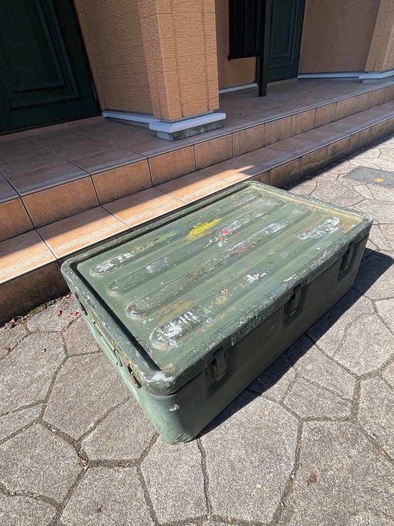 アルミコンテナ　米軍？　ヴィンテージ　アメリカ