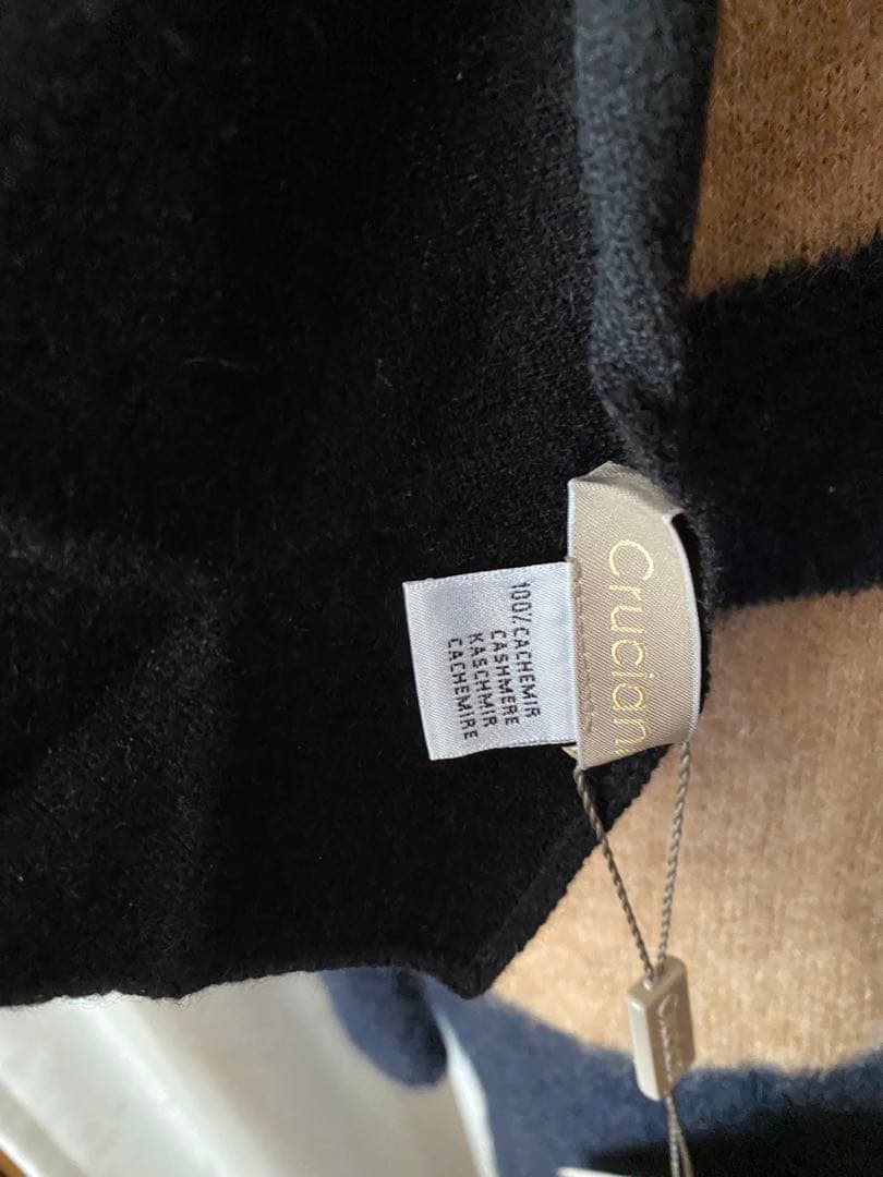 クルチアーニのカシミヤ ニットマフラーcruciani