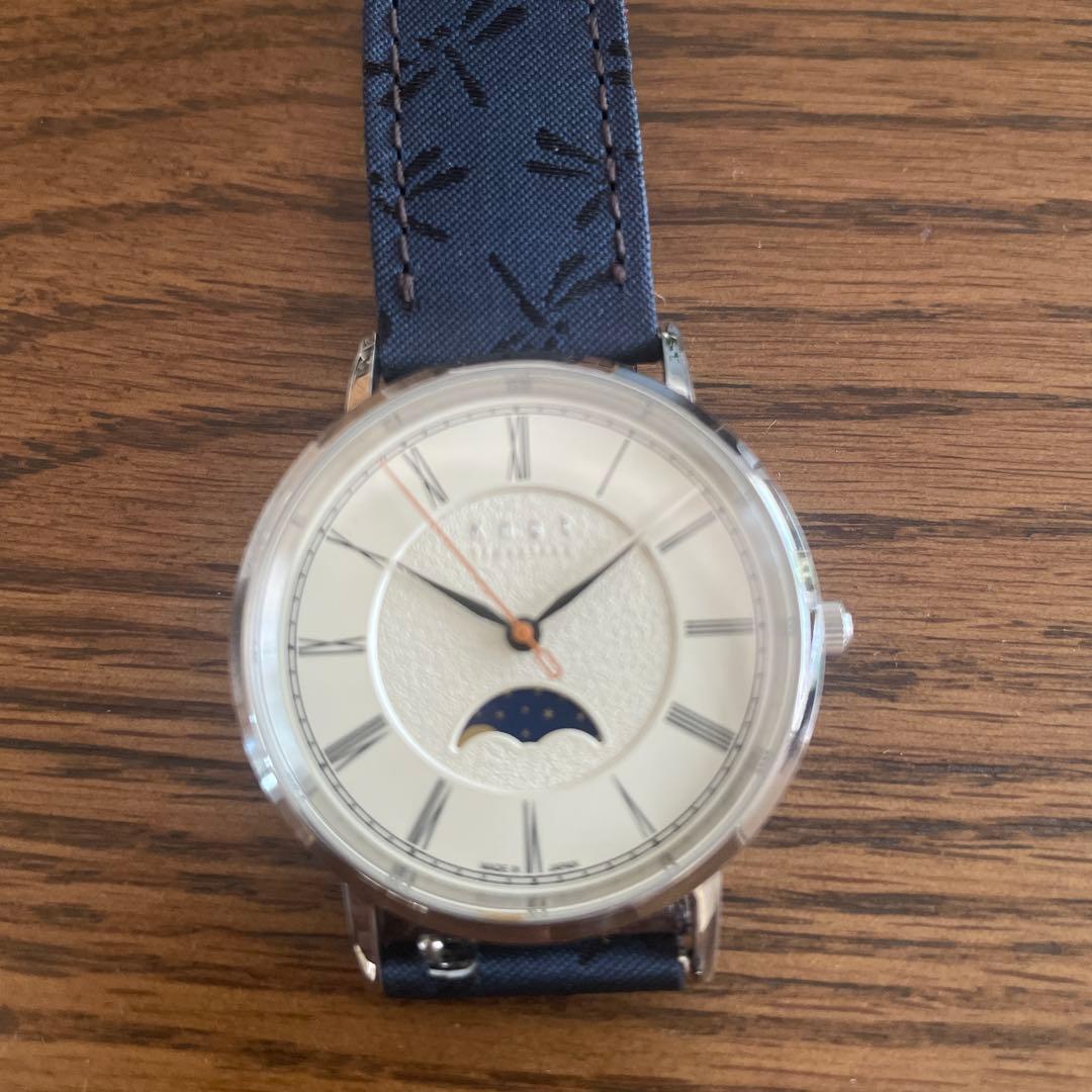 Knot ノット 時計 クラシック ムーンフェイズ シルバー ＆ アイボリー