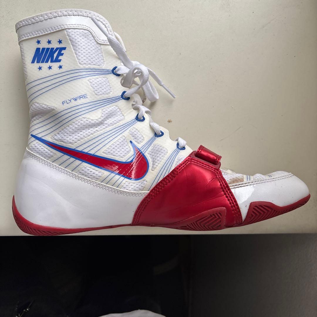 NIKE ハイパーKOボクシングシューズ ホワイト/レッド