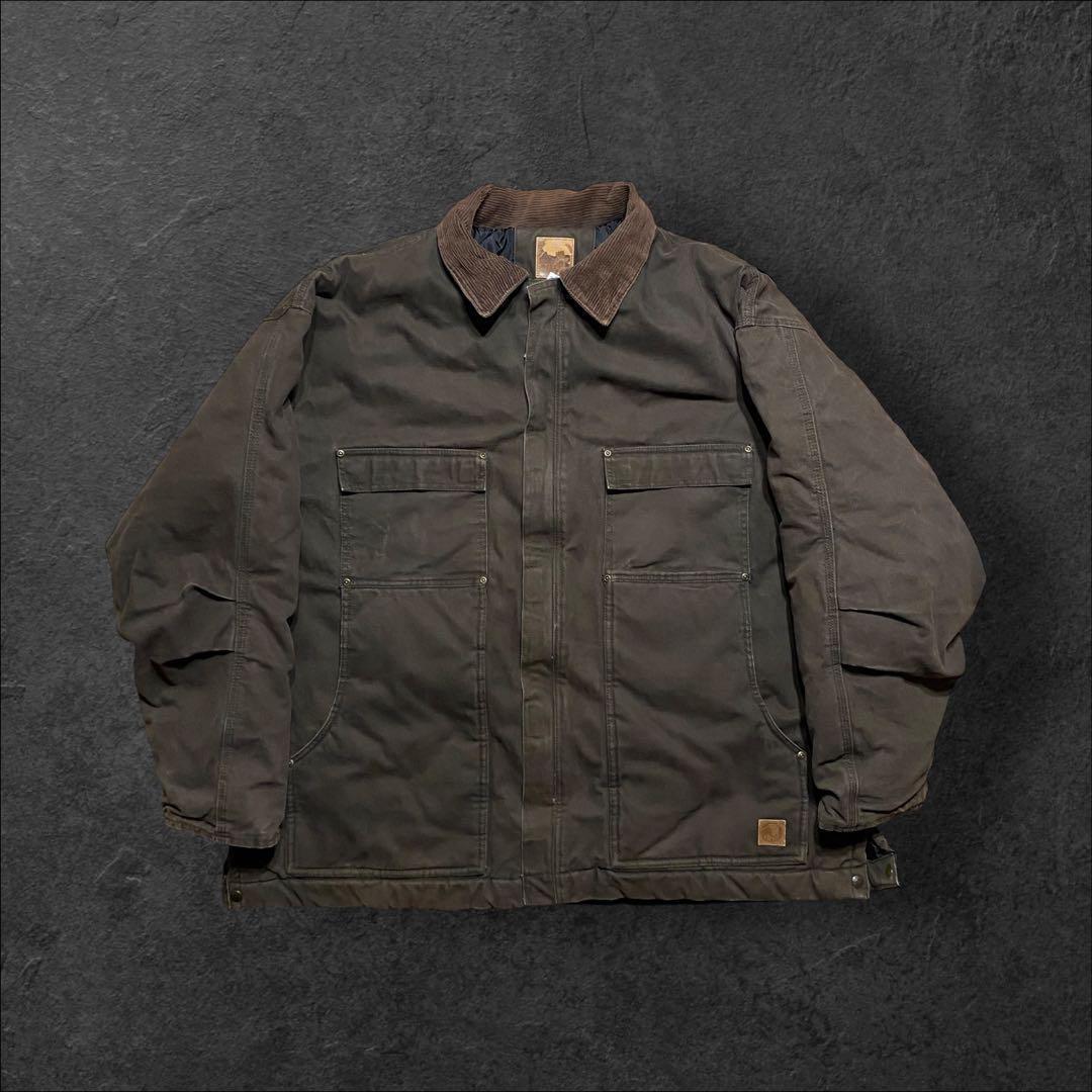 まつまんダックジャケット襟コーデュロイブラウン3XLトラディショナルBER